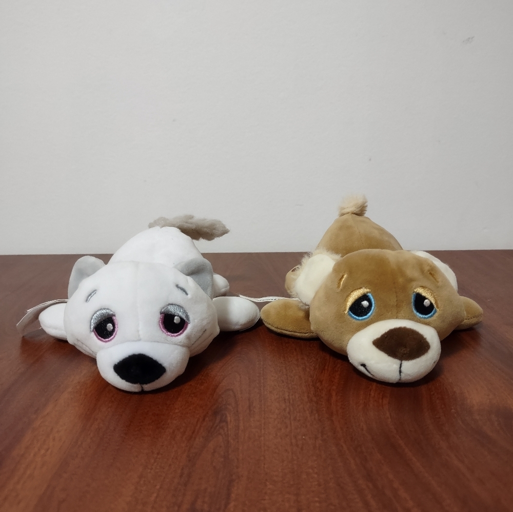 CuteTitos 2019 Basic Fun Series 2 White Catito Cat & Brown Bearito Bear